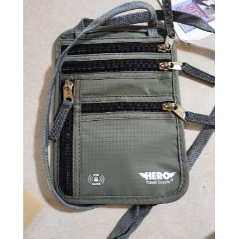 New Neck Wallet – RFID Blocking Passport Holder – Easy to Conceal Travel Pouch